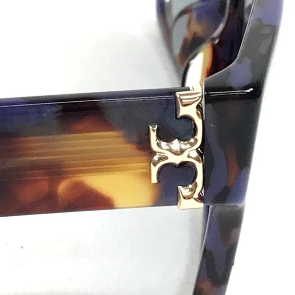 Tory Burch Sunglasses TY7186U 1921/4L Blue Pearl Tortoise Frame w/ Blue Gradient - Picture 6 of 12